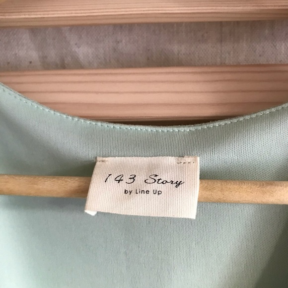 NWOT 143 Story by Line Up chiffon dress - Picture 4 of 6